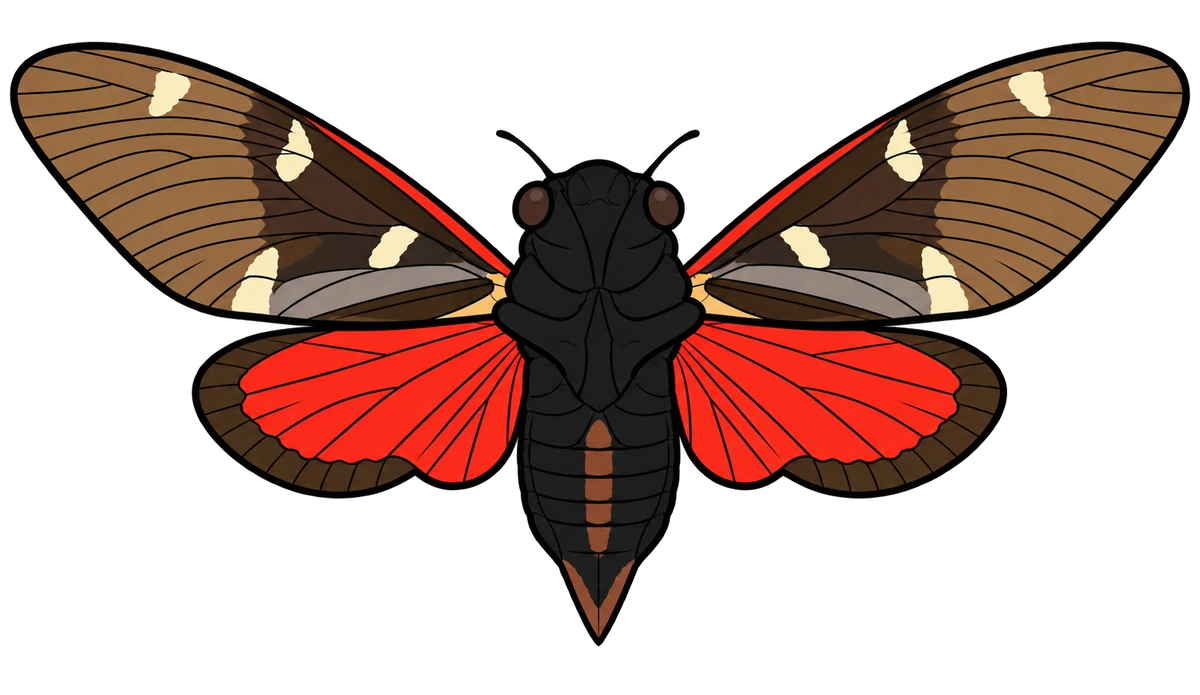 Balinta octonotata, ventral view