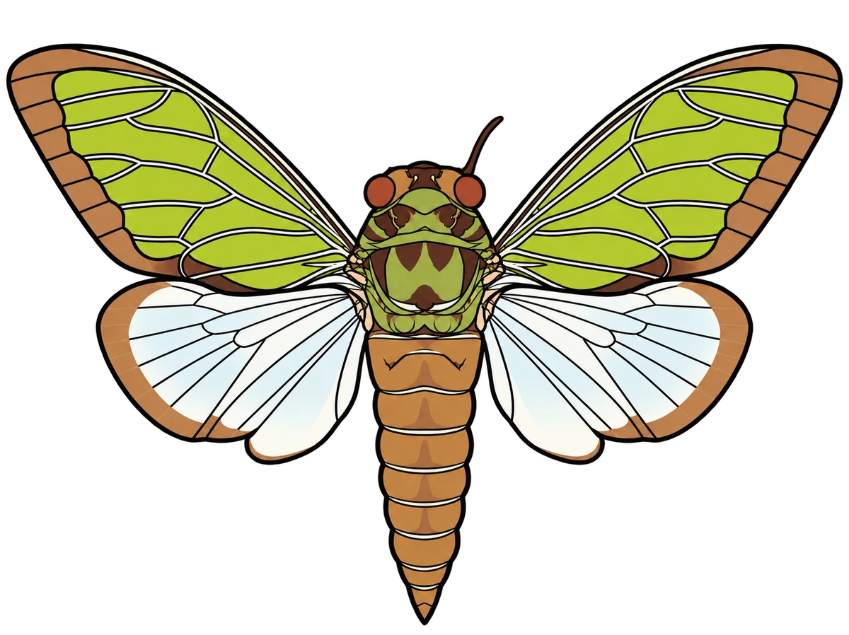 Callogaeana hageni, dorsal view