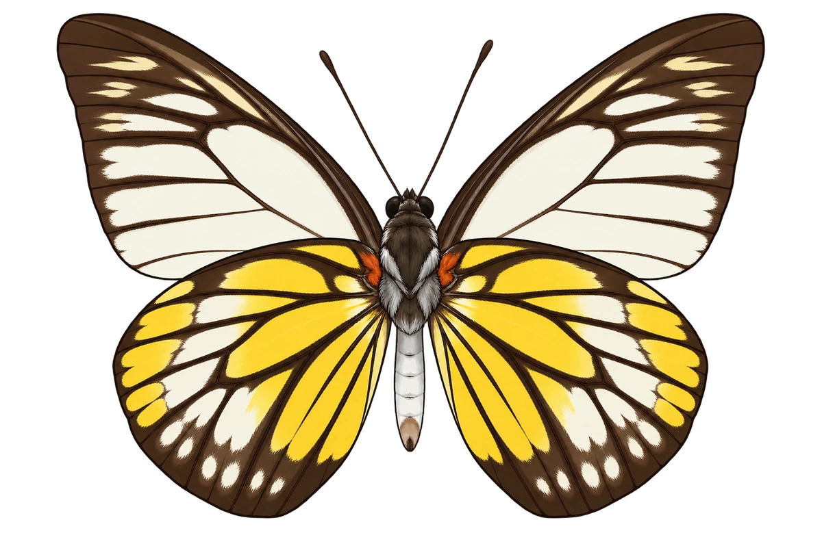 Prioneris vollenhovii, ventral view