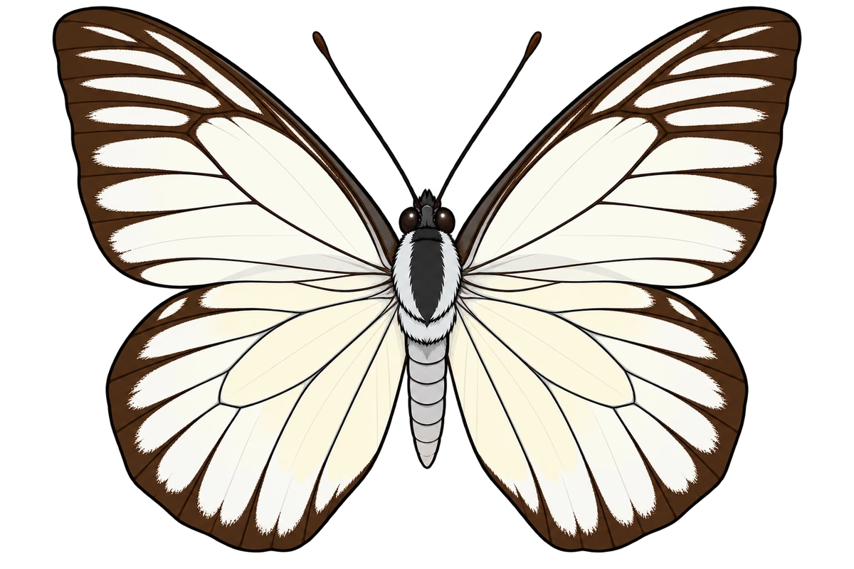 Prioneris vollenhovii, dorsal view