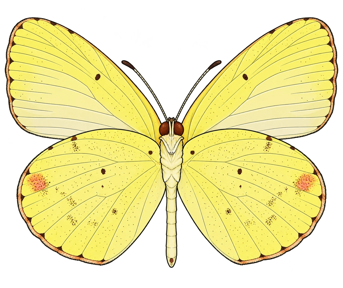 Pyrisitia lisa, ventral view