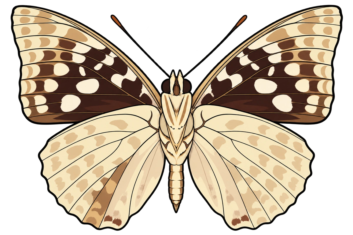 Sasakia charonda, ventral view