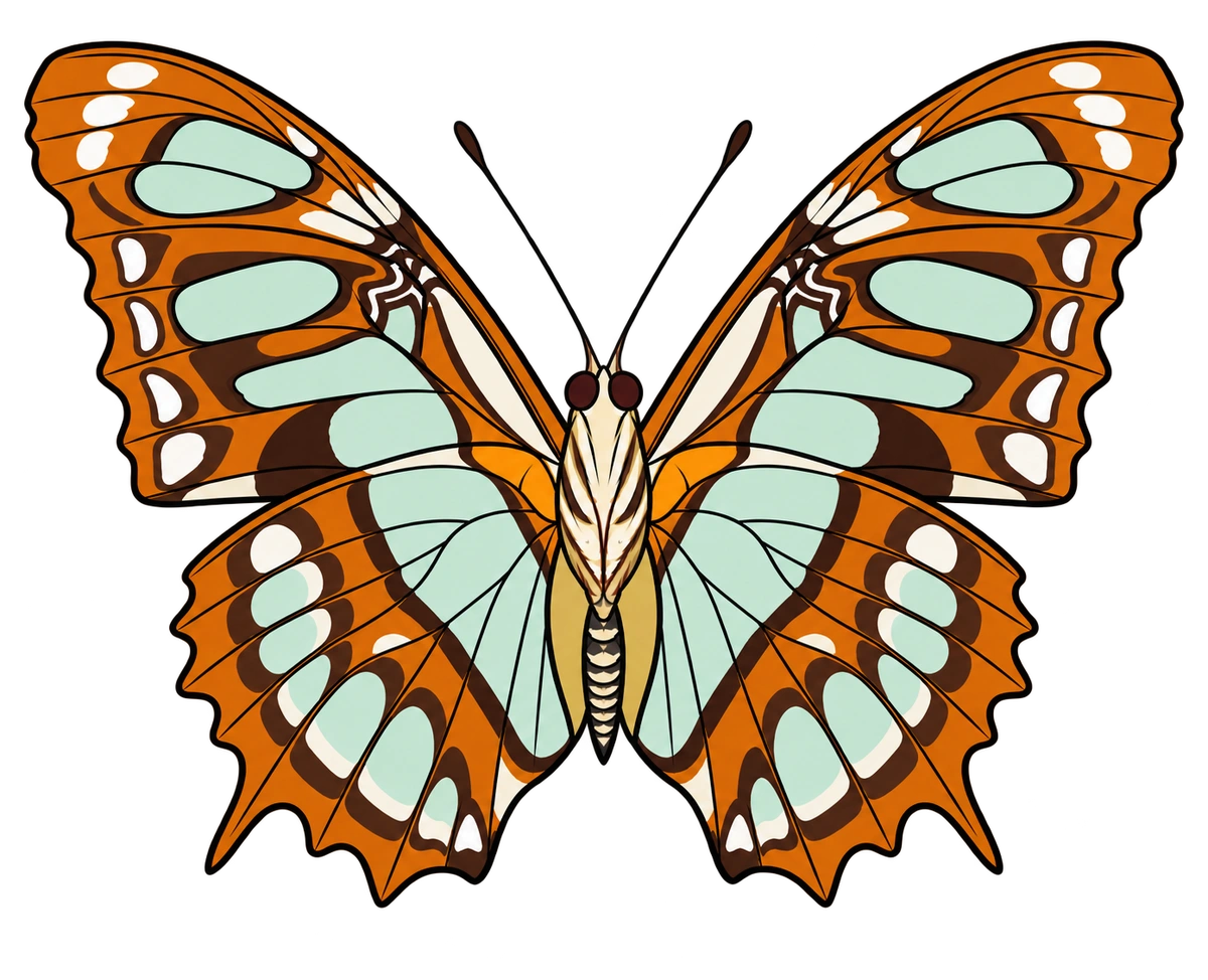 Siproeta stelenes, ventral view