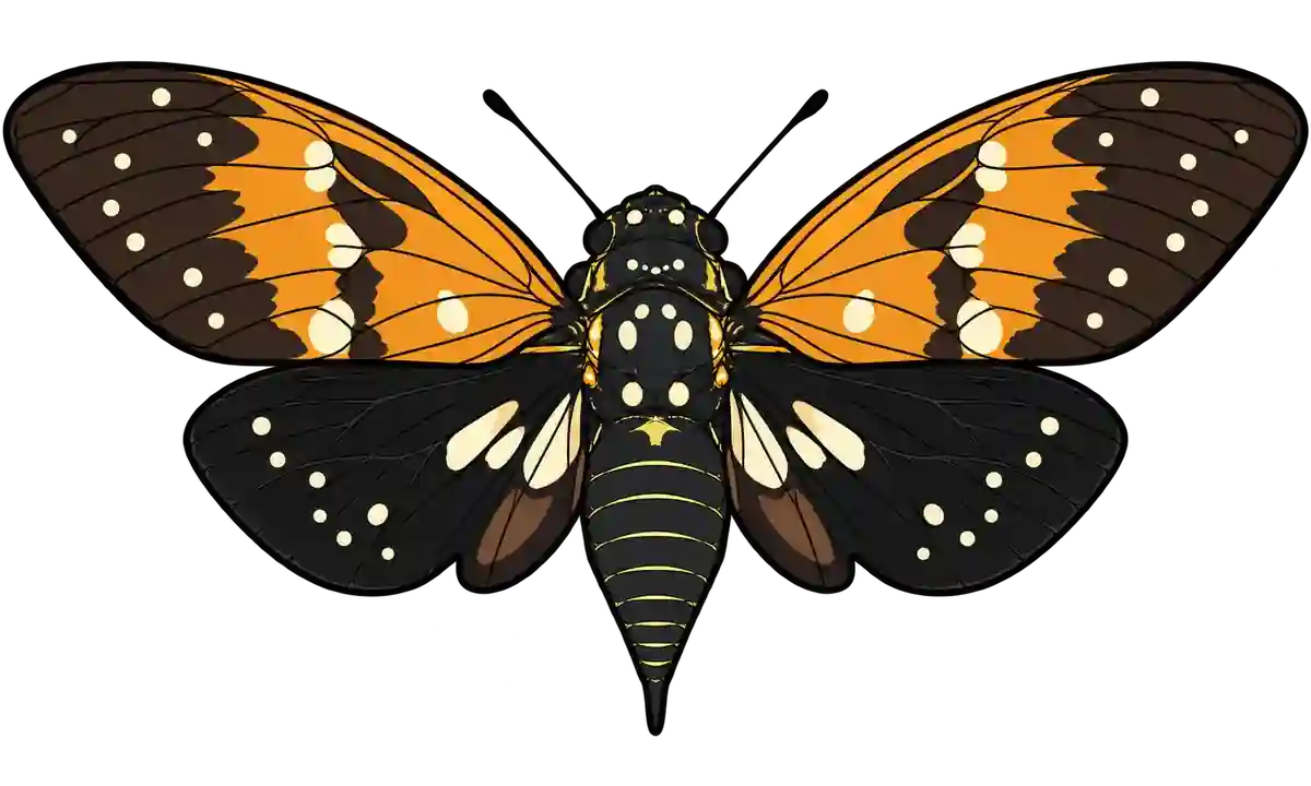 Ambragaeana ambra, dorsal view