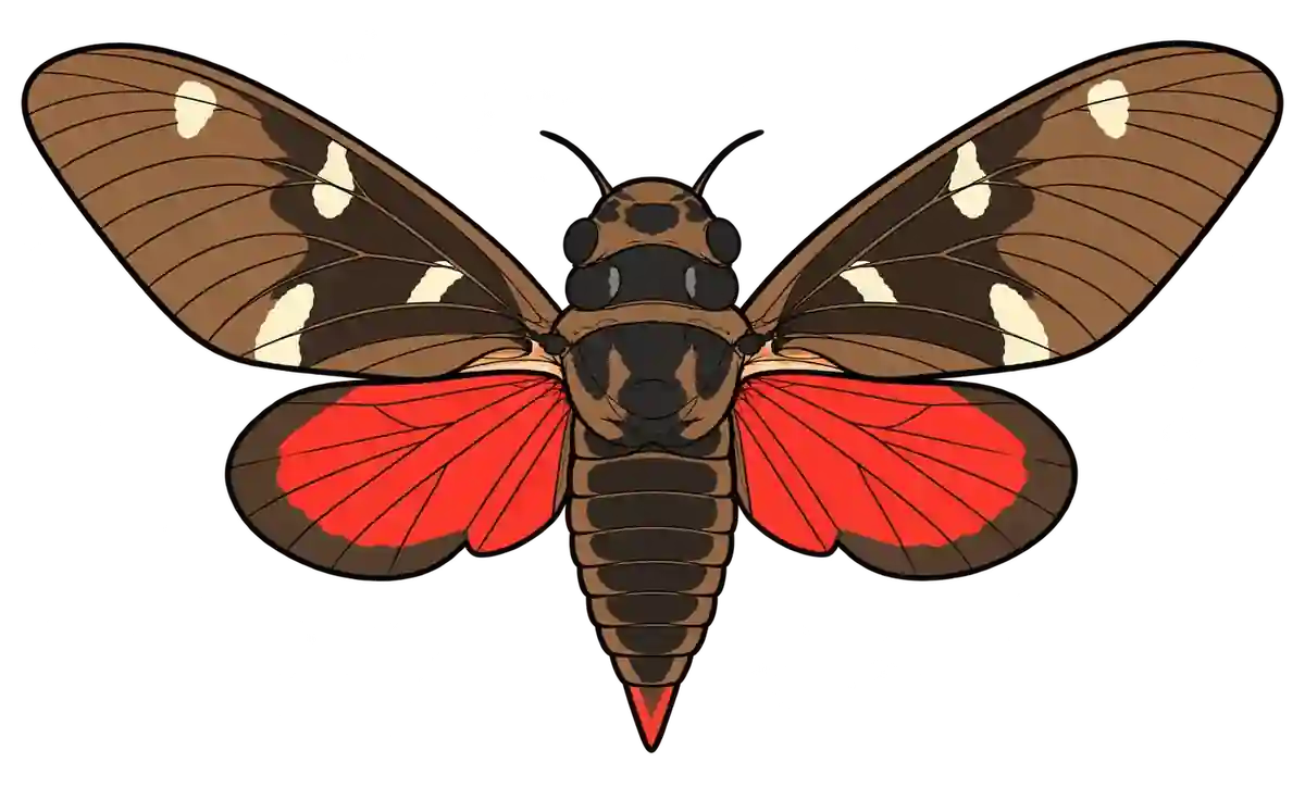 Balinta octonotata, dorsal view