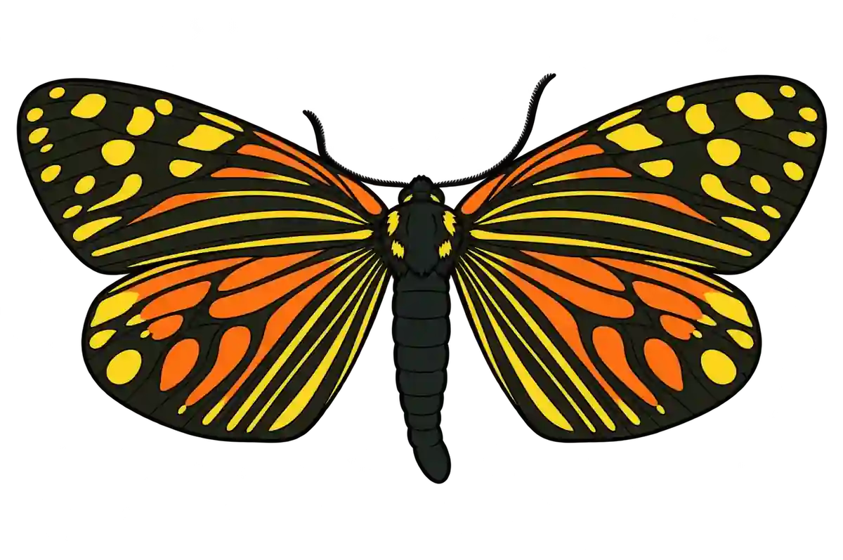 Campylotes histrionicus, dorsal view