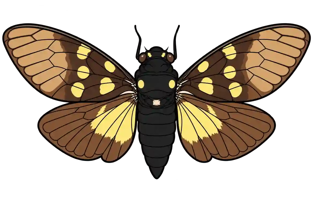 Gaeana maculata, dorsal view