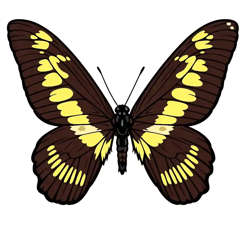 Graphium latreillianus dorsal illustration