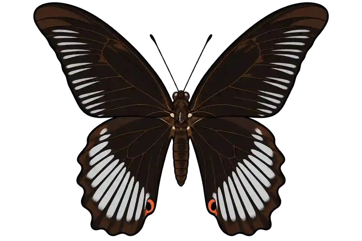 Papilio rumanzovia, dorsal view