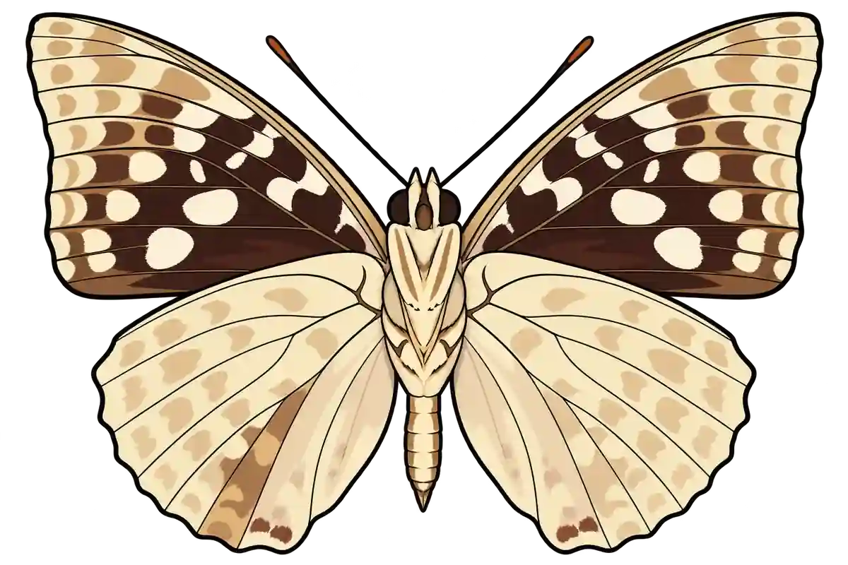 Sasakia charonda, ventral view
