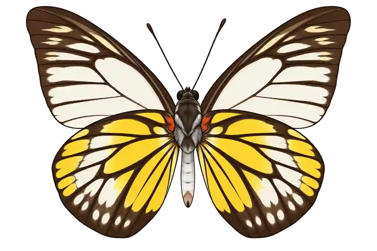 Prioneris vollenhovii, ventral view
