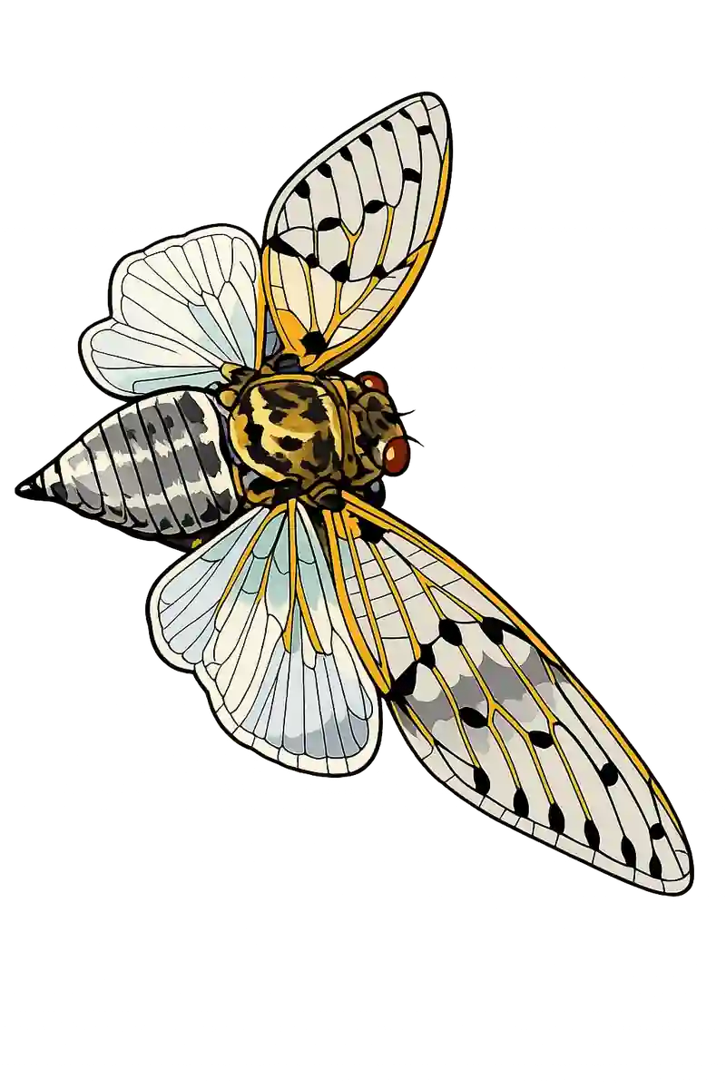 Ayuthia spectabile, angled standing study