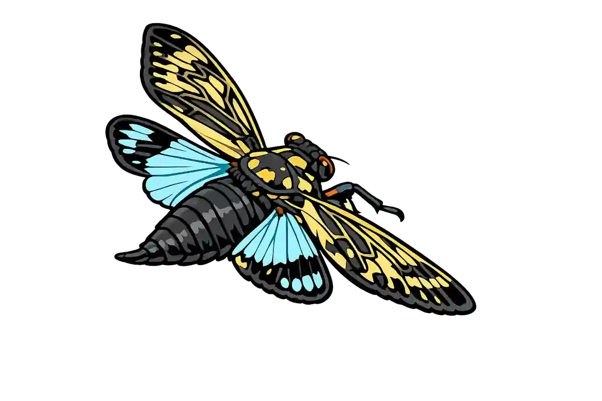 Distantalna splendida, oblique flight study