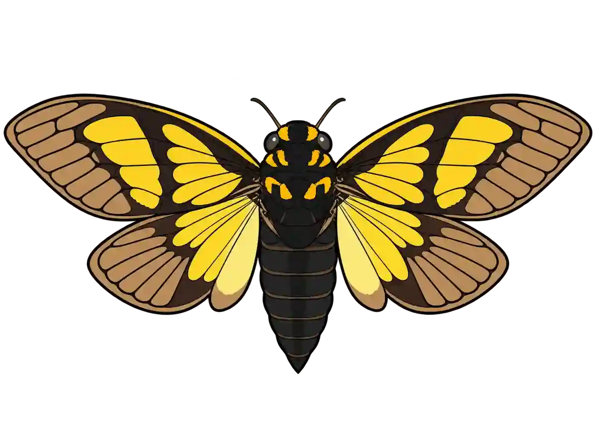 Sulphogaeana sulphurea, dorsal view